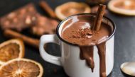 A nice cup of hot chocolate, with some cinnamon, will keep you warm on a chilly Doha evening.