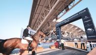 A file photo of an earlier edition of the Longines Global Champions Tour at the Longines Arena At Al Shaqab. 