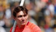 Reuters file photo of World pole vault record-holder Mondo Duplantis