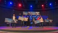 Winners of the LEAP22 Rocket Fuel Startup Competition, in Riyadh, Saudi Arabia, recently. 