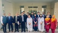 A delegation of highly senior officials of the Pakistan Administrative Staff College Lahore, during a visit to Pakistan International School, Qatar (PISQ).