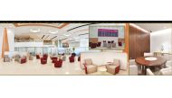 A view of Commercial Bank's newly launched exclusive Premium Lounges. 