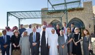 UK's Minister of State for Investment Sir Gerald Grimstone, with QBA's Chairman Sheikh Faisal bin Qassim Al Thani and other dignitaries during the event.