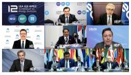 GECF Secretary General Eng. Mohamed Hamel with officials and dignitaries during the 12th IEA-IEF-OPEC Symposium.
