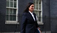 FILE PHOTO: Britain's Home Secretary Priti Patel leaves Downing Street, in London, Britain July 24, 2019. REUTERS/Hannah McKay
