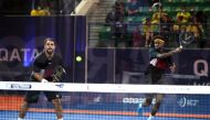 Qatar players in action at World Padel Championship in Doha, in this file photo.