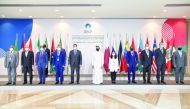 GECF Secretary General Eng. Mohamed Hamel with other officials during the meeting.