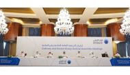 Officials of Ahlibank during Annual Ordinary and Extraordinary General Meetings held yesterday.