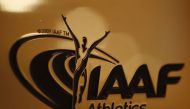 A view shows the logo at the The International Association of Athletics Federations (IAAF) headquarters in Monaco, January 14, 2016. REUTERS/Eric Gaillard/File Photo


