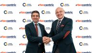 Officials of TecCentric and OmniClouds during the event.