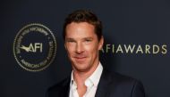 Actor Benedict Cumberbatch poses at the AFI (American Film Institute) Awards in Beverly Hills, California, U.S., March 11, 2022. REUTERS/Mario Anzuoni
