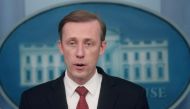 FILE PHOTO: U.S. White House National Security Advisor Jake Sullivan speaks to the news media about the situation in Ukraine during a daily press briefing at the White House in Washington, U.S., February 11, 2022. REUTERS/Leah Millis/File Photo
