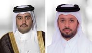 From left Sheikh Mohammed bin Hamad bin Jassim Al Thani, Dukhan Bank Chairman & Managing Director and Khalid Al Subeai, Dukhan Bank CEO 