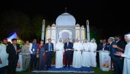 Dignitaries at the inauguration of the Passage to India festival.  