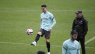 Portugal's Cristiano Ronaldo during training Reuters/Miguel Vidal