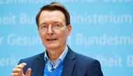 German Health Minister Karl Lauterbach attends a news conference in Berlin, Germany, April 6, 2022. REUTERS/Hannibal Hanschke