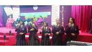 Students performing at the event.
