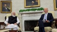 FILE PHOTO: U.S. President Joe Biden meets with India's Prime Minister Narendra Modi in the Oval Office at the White House in Washington, U.S., September 24, 2021. REUTERS/Evelyn Hockstein/File Photo
