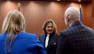 Actor Johnny Depp attends a court session in the Depp vs Amber Heard defamation case at Fairfax County Circuit Court, Virginia, U.S., April 12, 2022. Brendan Smialowski/Pool via REUTERS