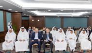 Officials of Qatar Chamber and representative of companies during the seminar.