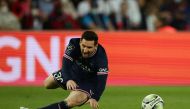 April 17, 2022 Paris St Germain's Lionel Messi in action REUTERS/Sarah Meyssonnier/File Photo