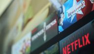 FILE PHOTO: The Netflix logo is pictured on a television in this illustration photograph taken in Encinitas, California, U.S., January 18, 2017. REUTERS/Mike Blake/File Photo
