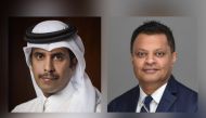 GWC Chairman Sheikh Abdullah bin Fahad bin Jassim bin Jabor Al Thani (left) and GWC Group CEO Ranjeev Menon