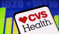 CVS Health logo and stock graph are seen displayed in this illustration taken, May 3, 2022. REUTERS/Dado Ruvic/Illustration

