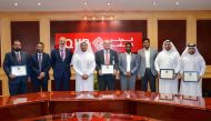 QIIB Chief of Human Resources and Administrative Affairs Ali Hamad Al Mesaifri and other officials during the event. 