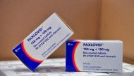 Coronavirus disease (COVID-19) treatment pill Paxlovid is seen in boxes, at Misericordia hospital in Grosseto, Italy, February 8, 2022. Reuters/Jennifer Lorenzini/File Photo