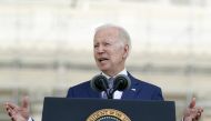 U.S. President Joe Biden delivers remarks at the annual National Peace Officers' Memorial Service at the U.S. Capitol in Washington, U.S. May 15, 2022. REUTERS/Elizabeth Frantz
