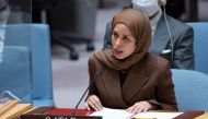 File photo of Permanent Representative of Qatar to the United Nations H E Sheikha Alya Ahmed bin Saif Al Thani