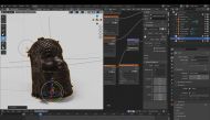 Screenshot of the design process on an image of a looted artwork from Nigeria, that now resides in a British museum, with project's aim to give part of its non-fungible token (NFT) sale proceeds to fund young African artists, in this handout obtained May 23, 2022. Looty Art/Handout via Reuters