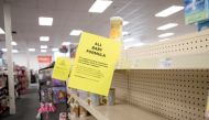 Empty shelves show a shortage of baby formula at a CVS store in San Antonio, Texas, U.S. May 10, 2022. Reuters/Kaylee Greenlee Beal/File Photo