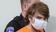FILE PHOTO: Buffalo shooting suspect, Payton S. Gendron, appears in court, accused of killing 10 people in a live-streamed supermarket shooting in a Black neighborhood of Buffalo, New York, U.S., May 19, 2022. REUTERS/Brendan McDermid/File Photo
