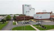 FILE PHOTO: The Abbott Laboratories facility where dozens of recalled types of powdered baby formulas were made leading to production being halted at the location in Sturgis, Michigan, U.S., May 20, 2022. Picture taken with a drone. REUTERS/Eric Cox
