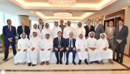 QBA’s Chairman Sheikh Faisal bin Qassim Al Thani and Mohamed Abdel Wahab, CEO of the Egyptian General Authority for Investment and Free Zones (GAFI) with other dignitaries during the event.