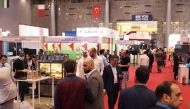 Exhibitors and participants at Project Qatar and Hospitality Qatar exhibitions. 