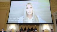Former White House Senior Adviser Ivanka Trump is seen on a video screen during the public hearing of the U.S. House Select Committee to Investigate the January 6 Attack on the United States Capitol, on Capitol Hill in Washington, U.S., June 9, 2022. REUTERS/Jonathan Ernst
