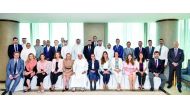 H E Edgar Doerig, Ambassador of Switzerland to Qatar, QBA’s Board Member Sherida Al Kaabi, with other members from the QBA and Swiss delegation, during the meeting in Doha, recently. 