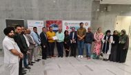 Participants during a blood donation camp organised by AMU Alumni Association Qatar.
