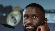 New Real Madrid player Antonio Rudiger during the unveiling REUTERS/Susana Vera