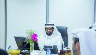 President of the Planning and Statistics Authority and Chairman of the Permanent Population Committee H E Dr. Saleh M Al Nabit at the meeting.