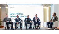 Ghassan Kosta, Qatar County Manager, Google Cloud with other officials during the first edition of the Qatar Partner Executive Exchange event.