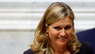 Yael Braun-Pivet delivers speech after being elected during the opening session of the National Assembly in Paris, France, on June 28, 2022. (Reuters)