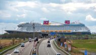 'The Wish,' Disney's new cruise ship. (Reuters)