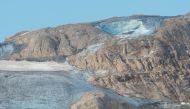 Punta Rocca summit is seen after parts of the Marmolada glacier collapsed in the Italian Alps amid record temperatures, killing at least six people and injuring several, at Marmolada ridge, Italy, July 4, 2022. REUTERS/Borut Zivulovic