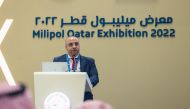 SCS Managing partner, Walid Chahine speaking at Milipol Qatar exhibition 2022 about the anti-drone project with Security and Safety Operations Committee SSOC.