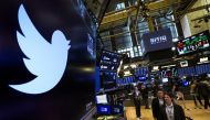 The logo and trading symbol for Twitter is displayed on a screen on the floor of the New York Stock Exchange in New York City, US, July 11, 2022. (REUTERS/Brendan McDermi)

