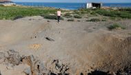 A view shows the site of an Israeli air strike carried out in Gaza City July 16, 2022. REUTERS/Ibraheem Abu Mustafa